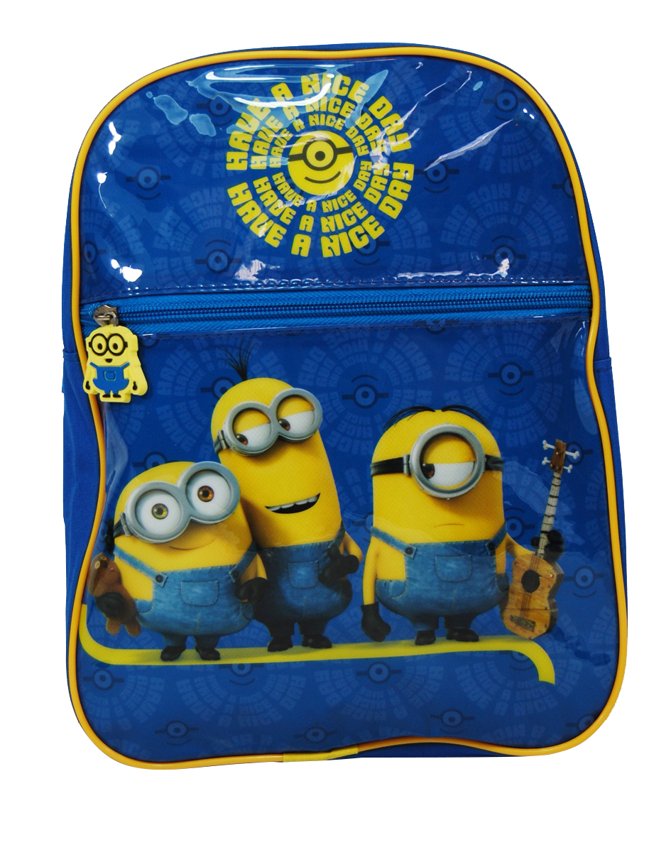 purple minion backpack